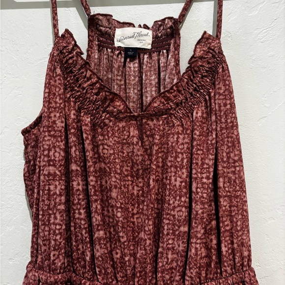 Universal Threads Maroon Maxi Dress Size S - Picture 2 of 3